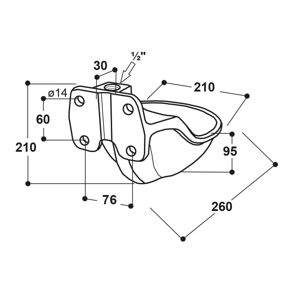 Suevia Tränkebecken Modell 60