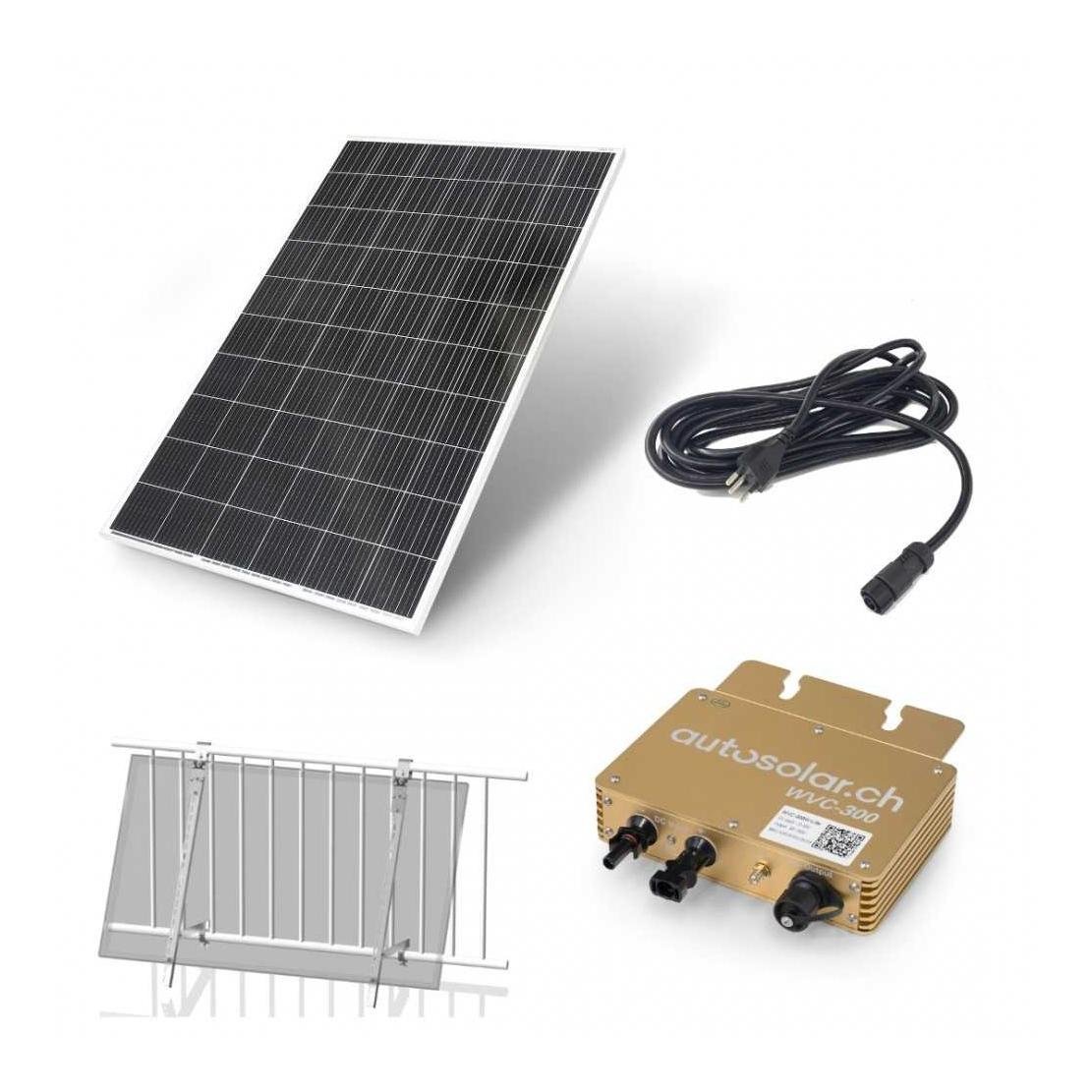 Balkonkraftwerk mit 335 Watt