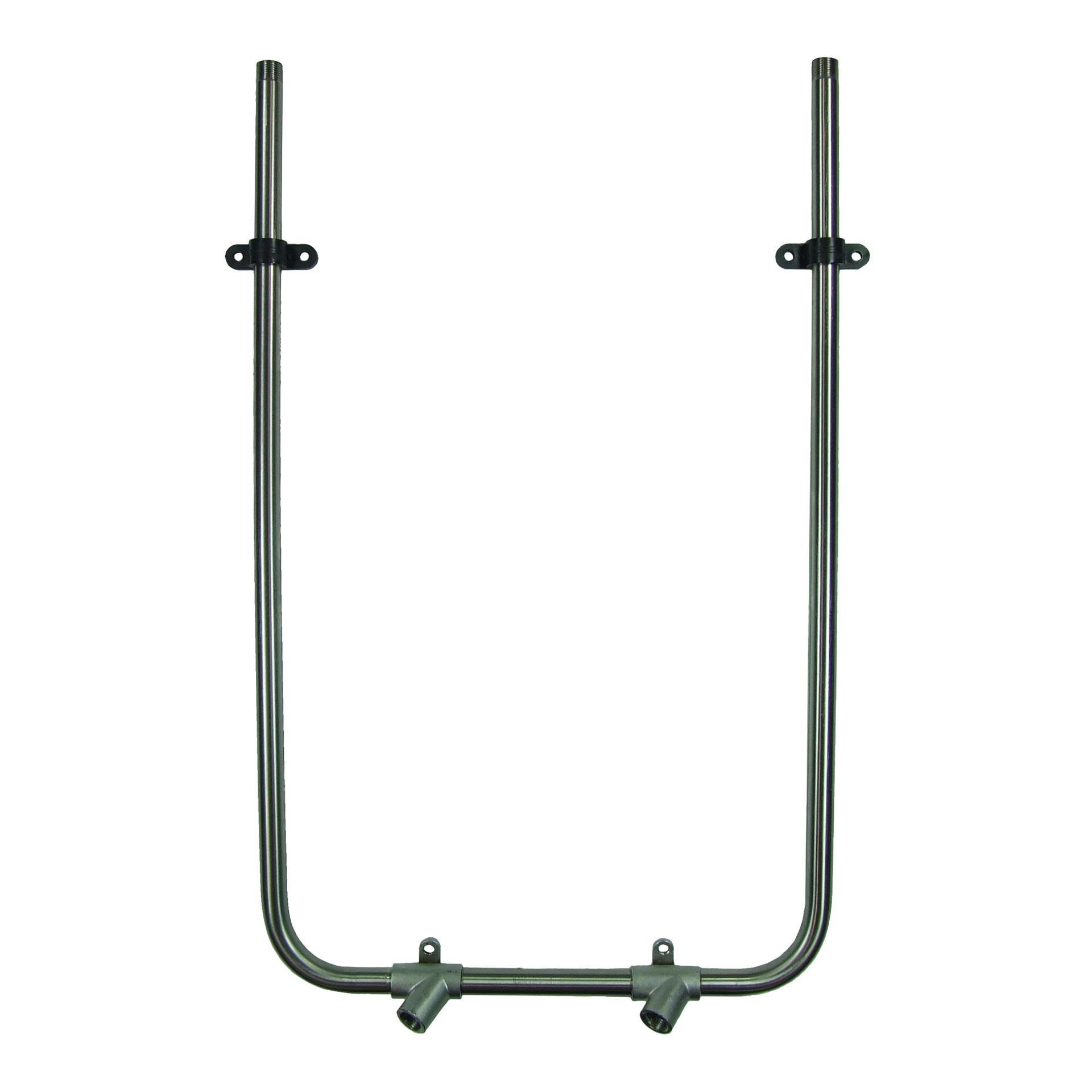 Image of Suevia Umlaufrohr - 2 Abgänge waagrecht - Edelstahl - bei Hauptner.ch