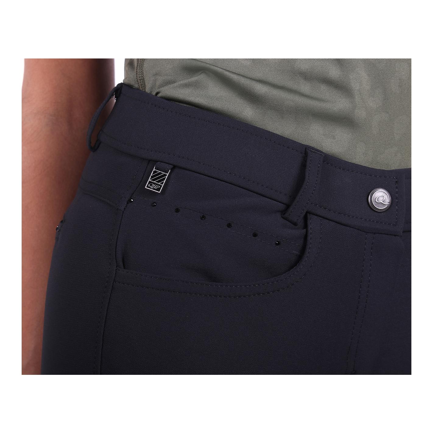 Bundle Reithose Yasmin Kniegripp schwarz + Kniestrümpfe Color 3er Set