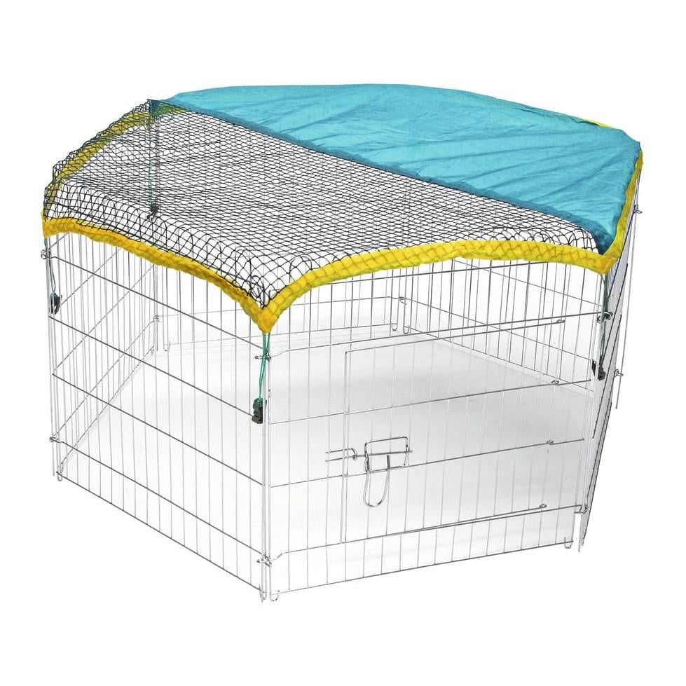 Image of Kerbl Ersatzelement mit Tür für Freilaufgehege 6-eckig A81133101 - Silber - bei Hauptner.ch