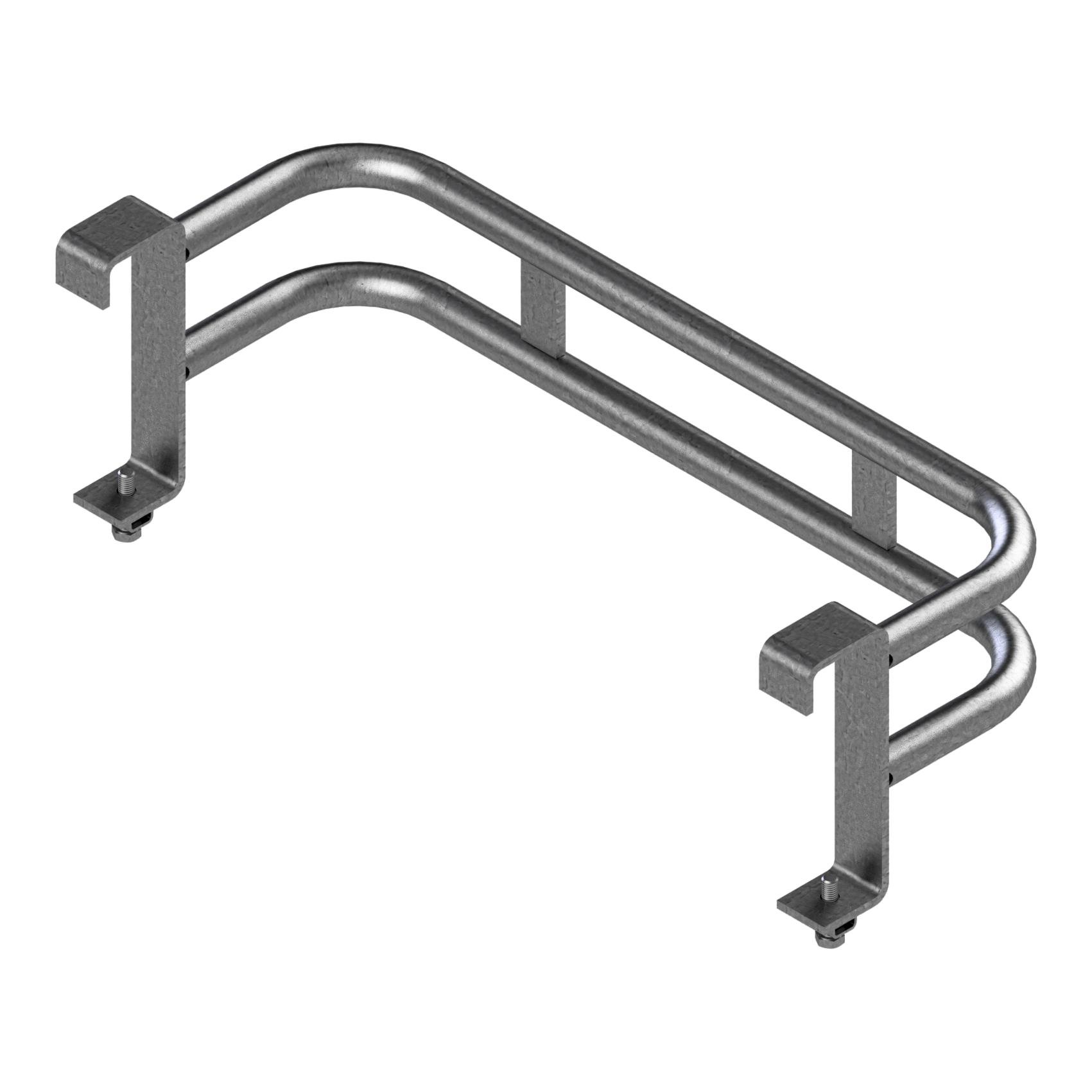 Dreipunkt-Schutzbügel für Viereckraufe
