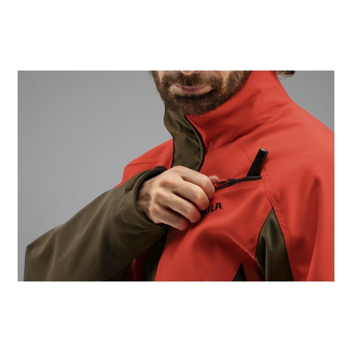 Wildboar Pro Jacke - orange blaze/willow green