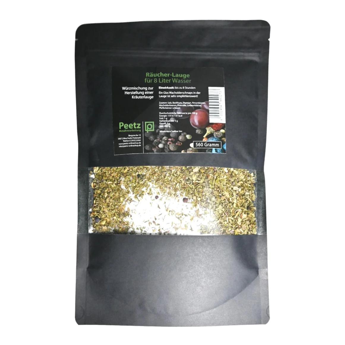 Räucherlauge mit Kräutern und Gewürzen