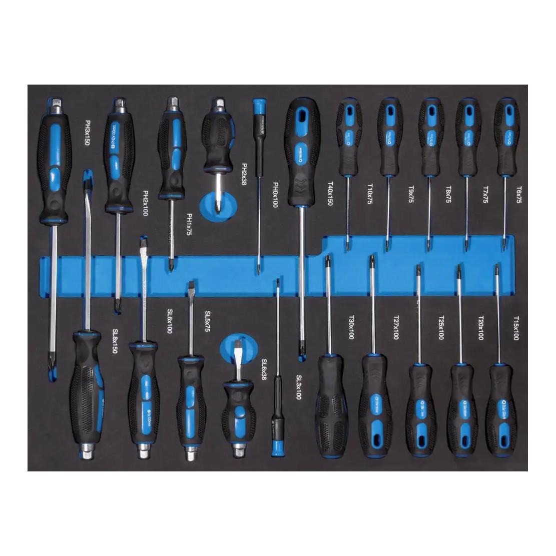 Werkstattwagen GW7 Black Line 165-teilig