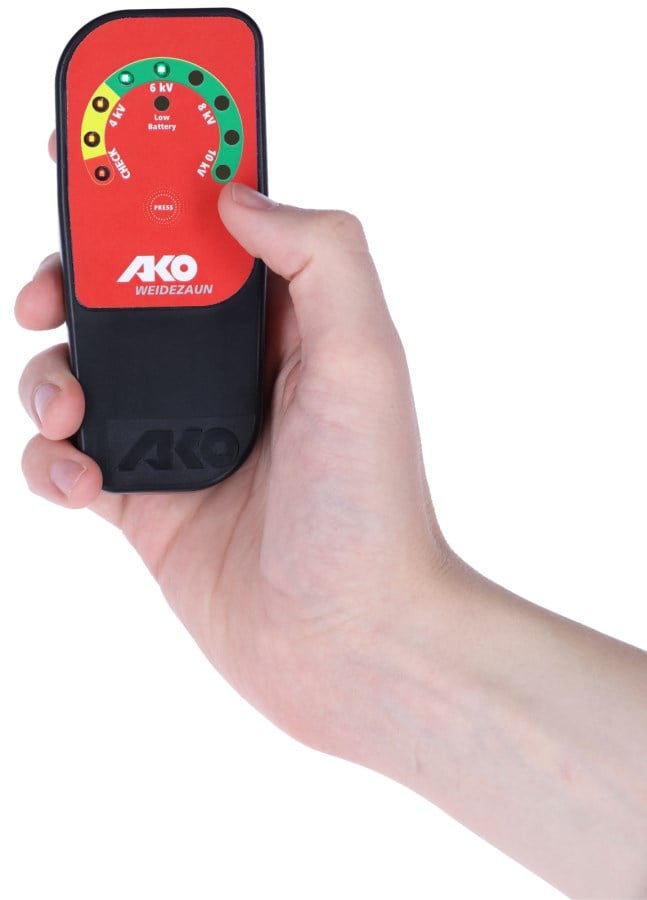 Zaunprüfer ohne Erdspiess