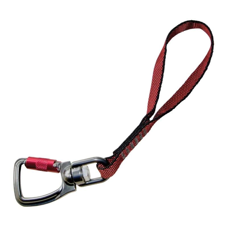 Image of Kurgo Swivel Tether Sicherheitsgurt mit Karabinerhaken - schwarz/rot - Schwarz-Rot - bei Hauptner.ch