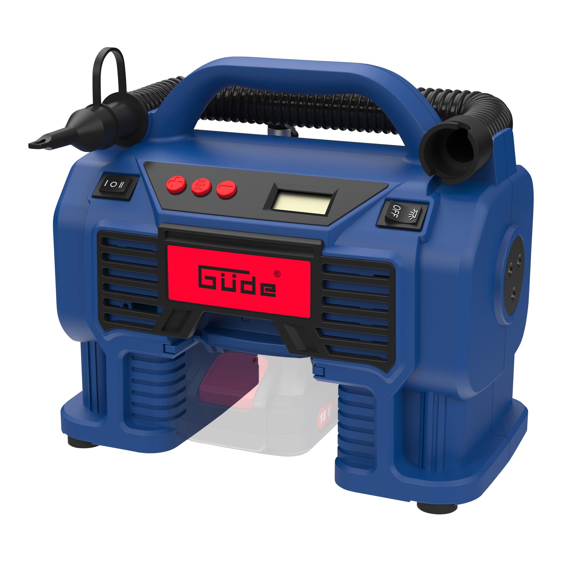 Image of Güde Akku Kompressor K 18-0 - Blau/Schwarz - bei Hauptner.ch