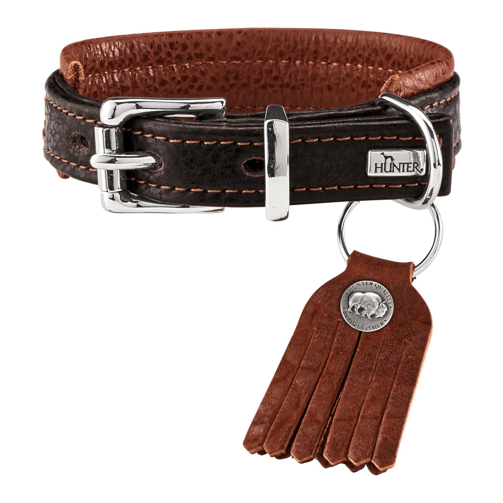 Image of Hunter Halsband Cody Comfort Bisonleder - braun/cognac bei Hauptner.ch