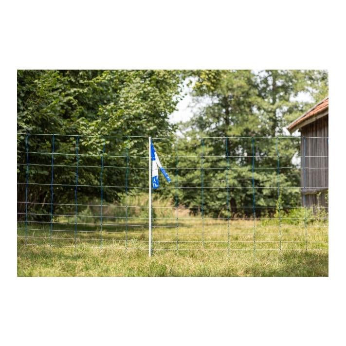 Herdenschutzband blau/weiss 80 mm