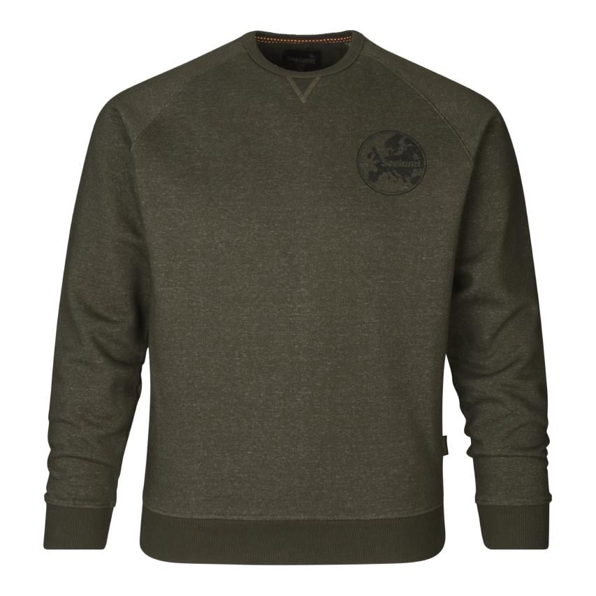 Image of Seeland Key-Point Sweatshirt - pine green melange bei Hauptner.ch