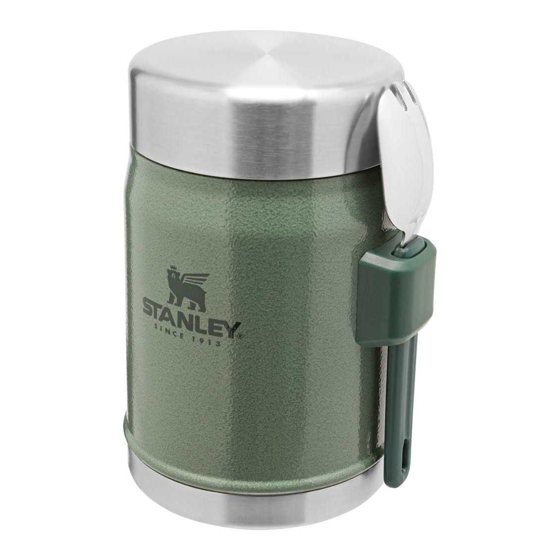 Image of Stanley Classic Legendary Food Jar 400 ml mit Spork - Hammertone Green bei Hauptner.ch