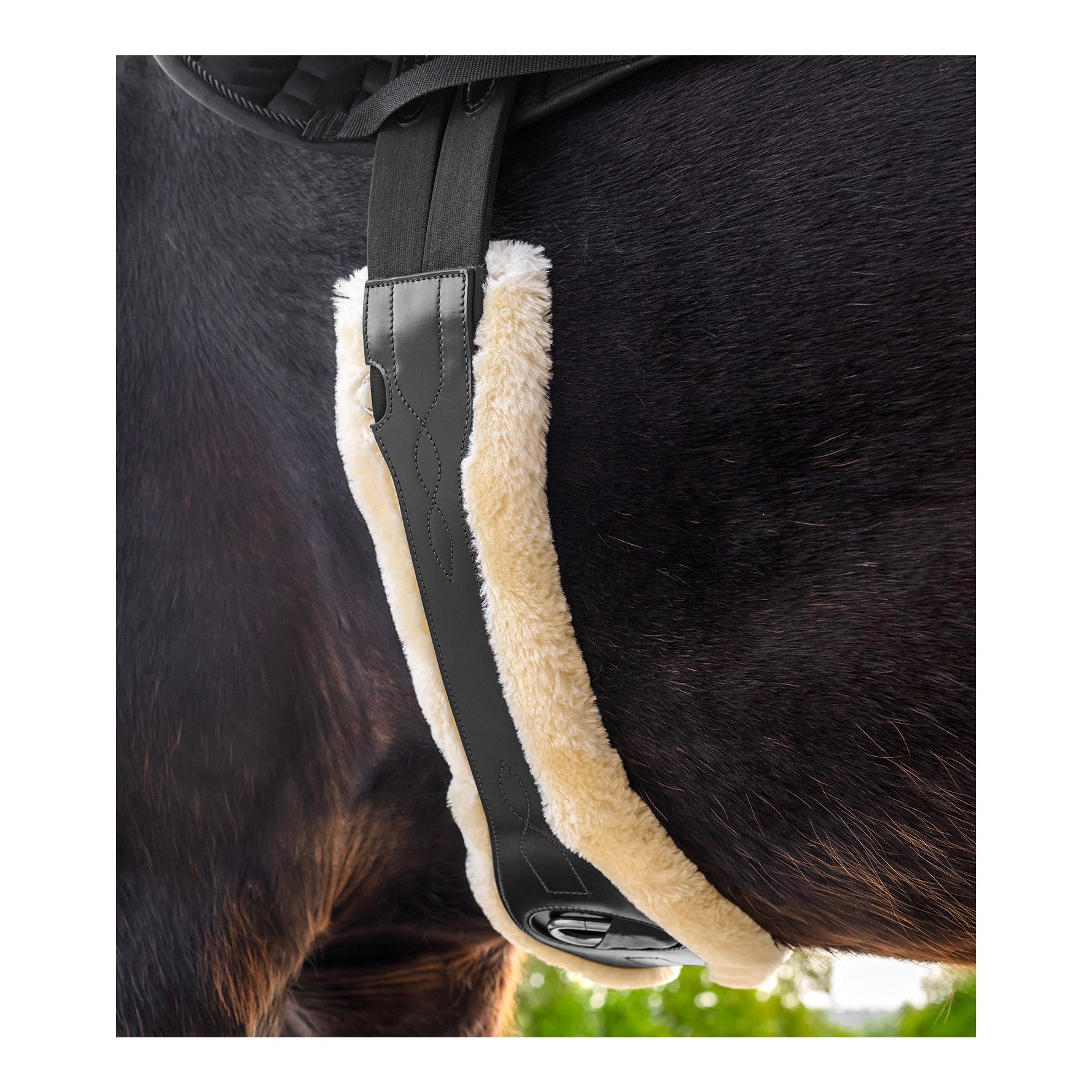 Waldhausen Ledersattelgurt mit ECO Wool