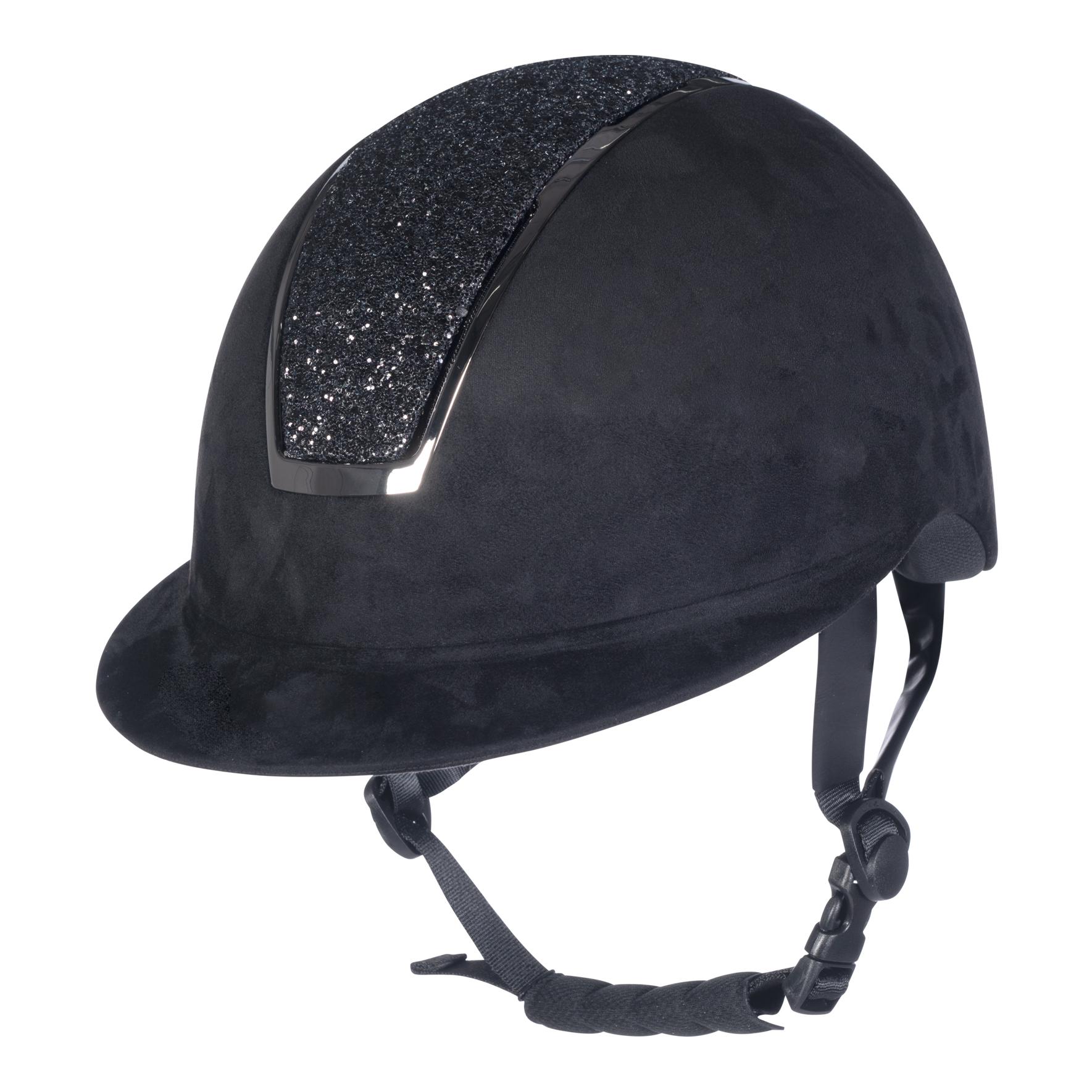 Image of HKM Reithelm Lady Shield Sparkle Velours - schwarz bei Hauptner.ch