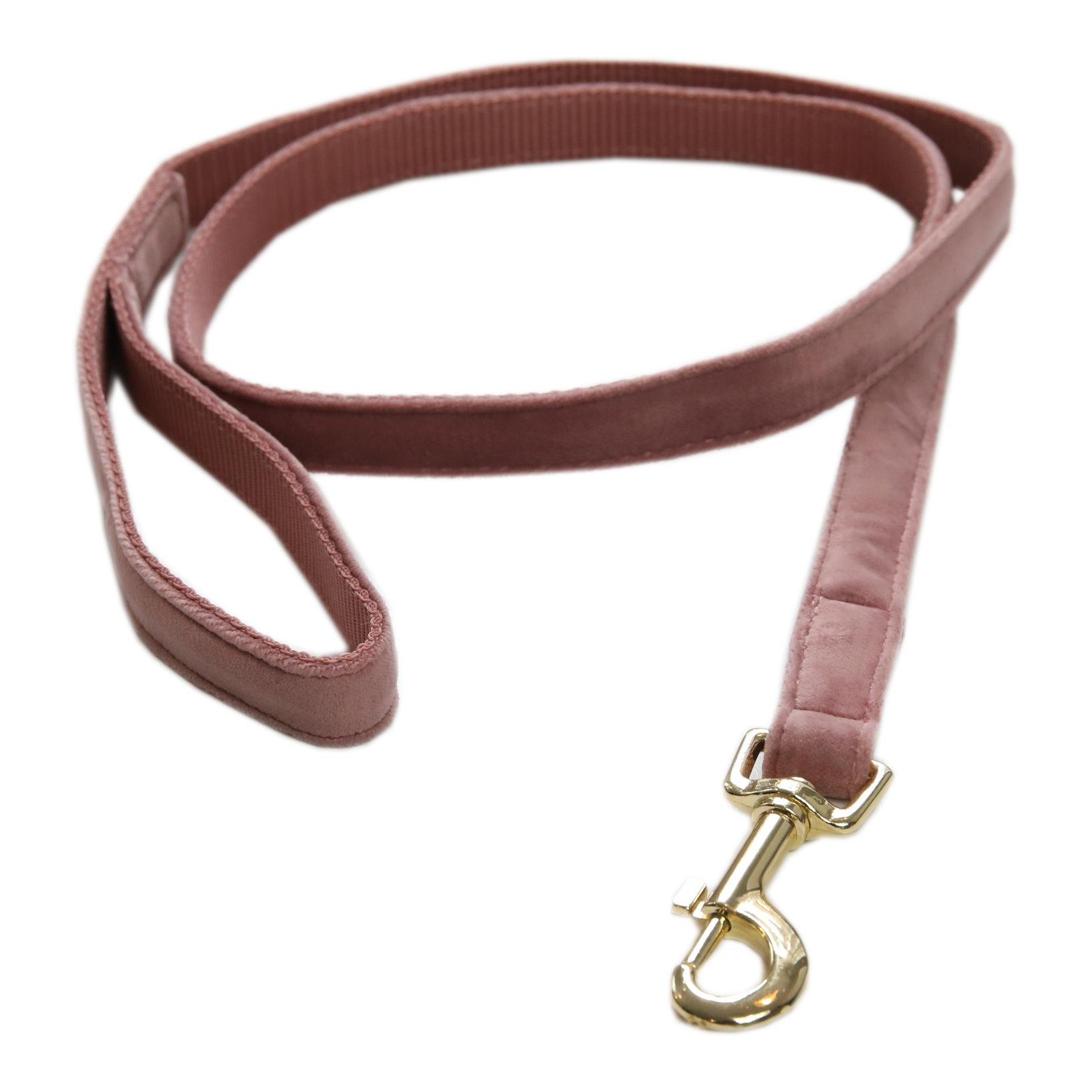 Hundeleine Velvet - old rose