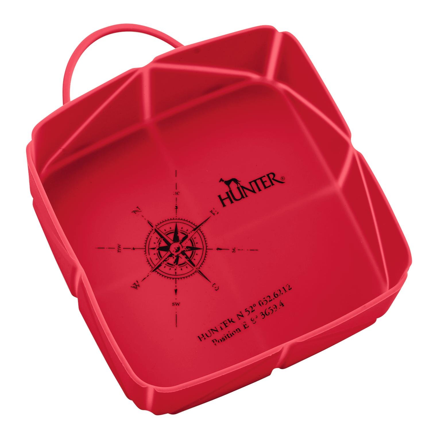 Silikon Falt-Reisenapf List - rot