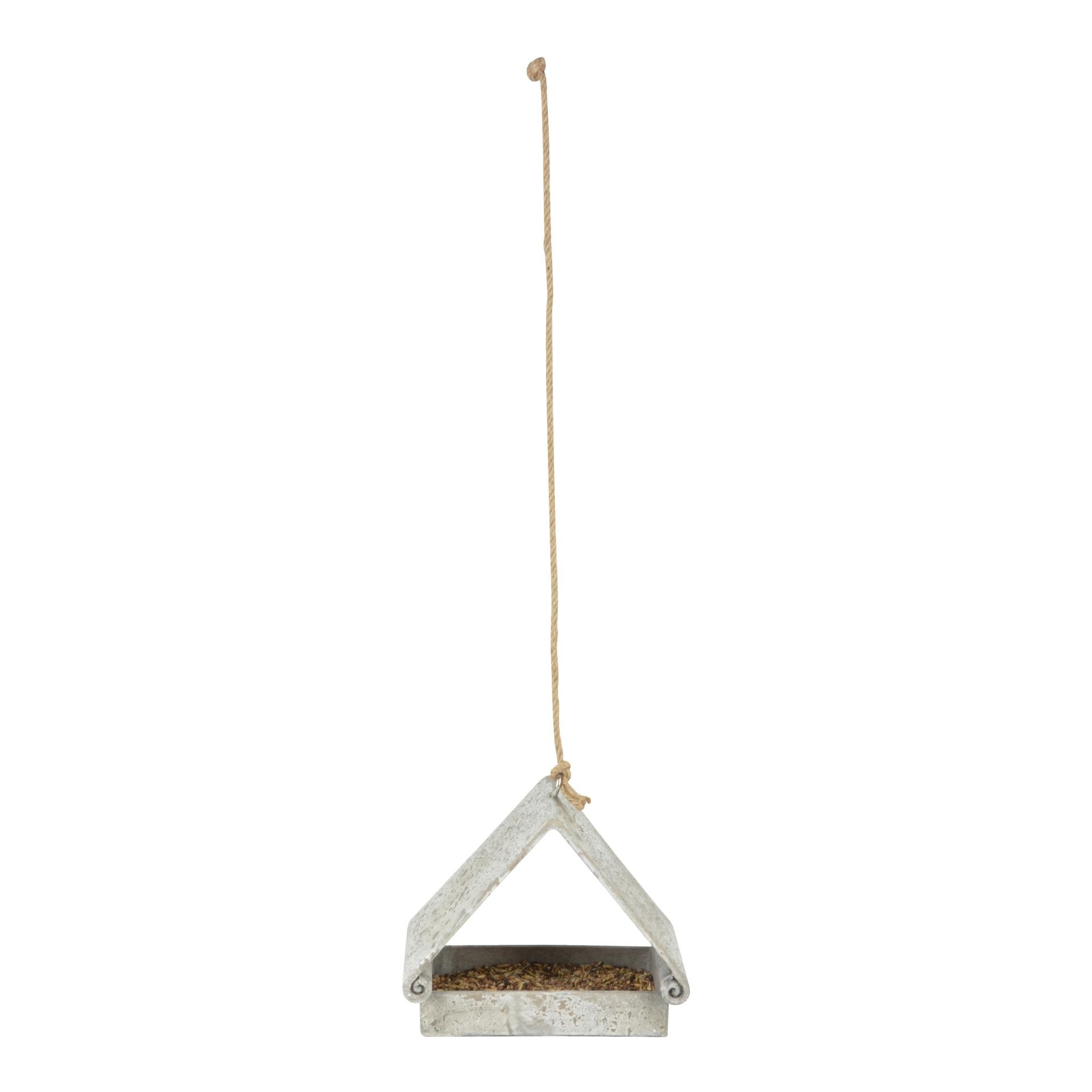 Aged Resin Futterhaus dreieckig