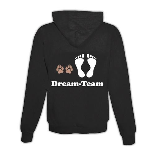Image of Schwesternuhr Hoodie Dream-Team Unisex - Schwarz - bei Hauptner.ch