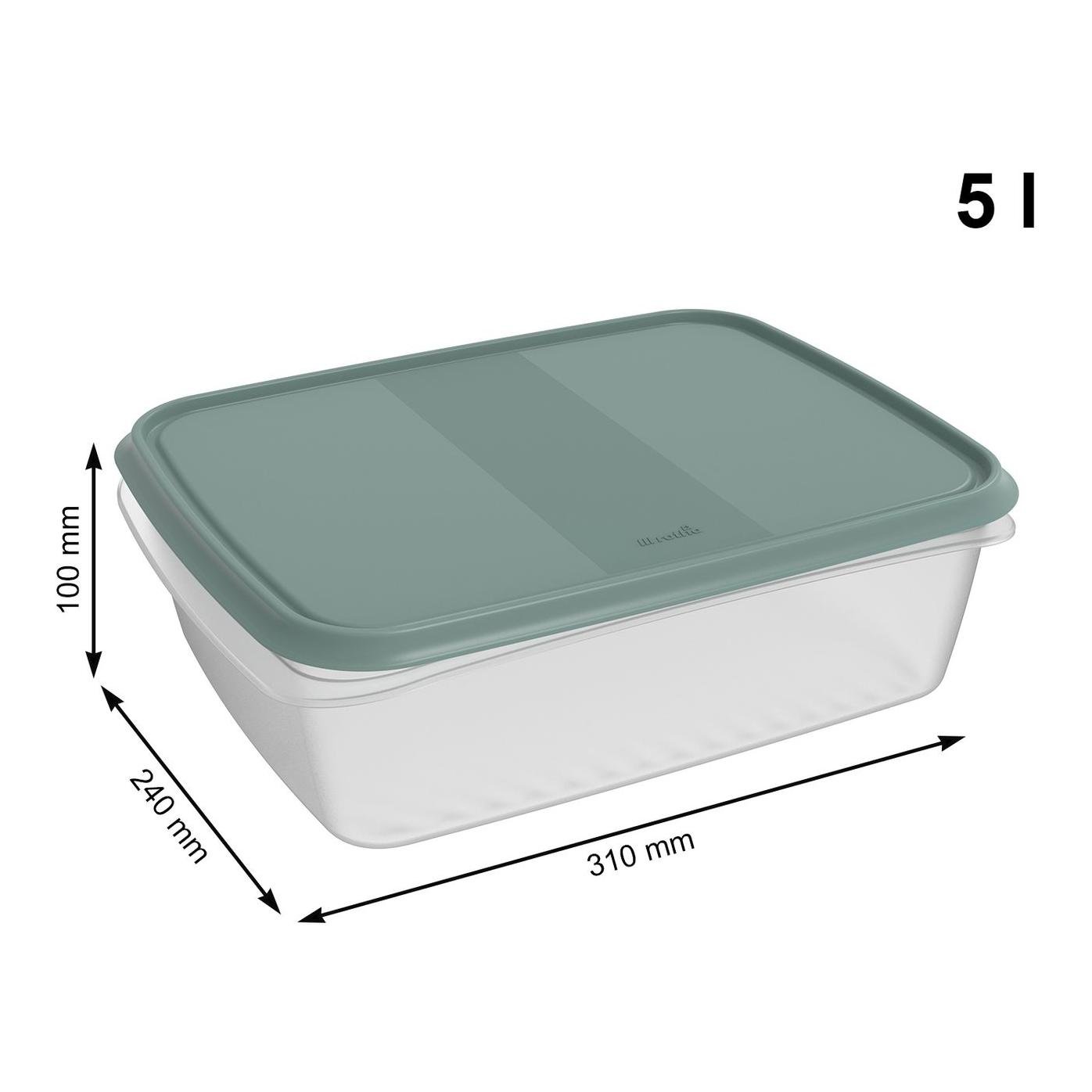 Rotho Lot de 6 boîtes fraîcheur ELEMENTS