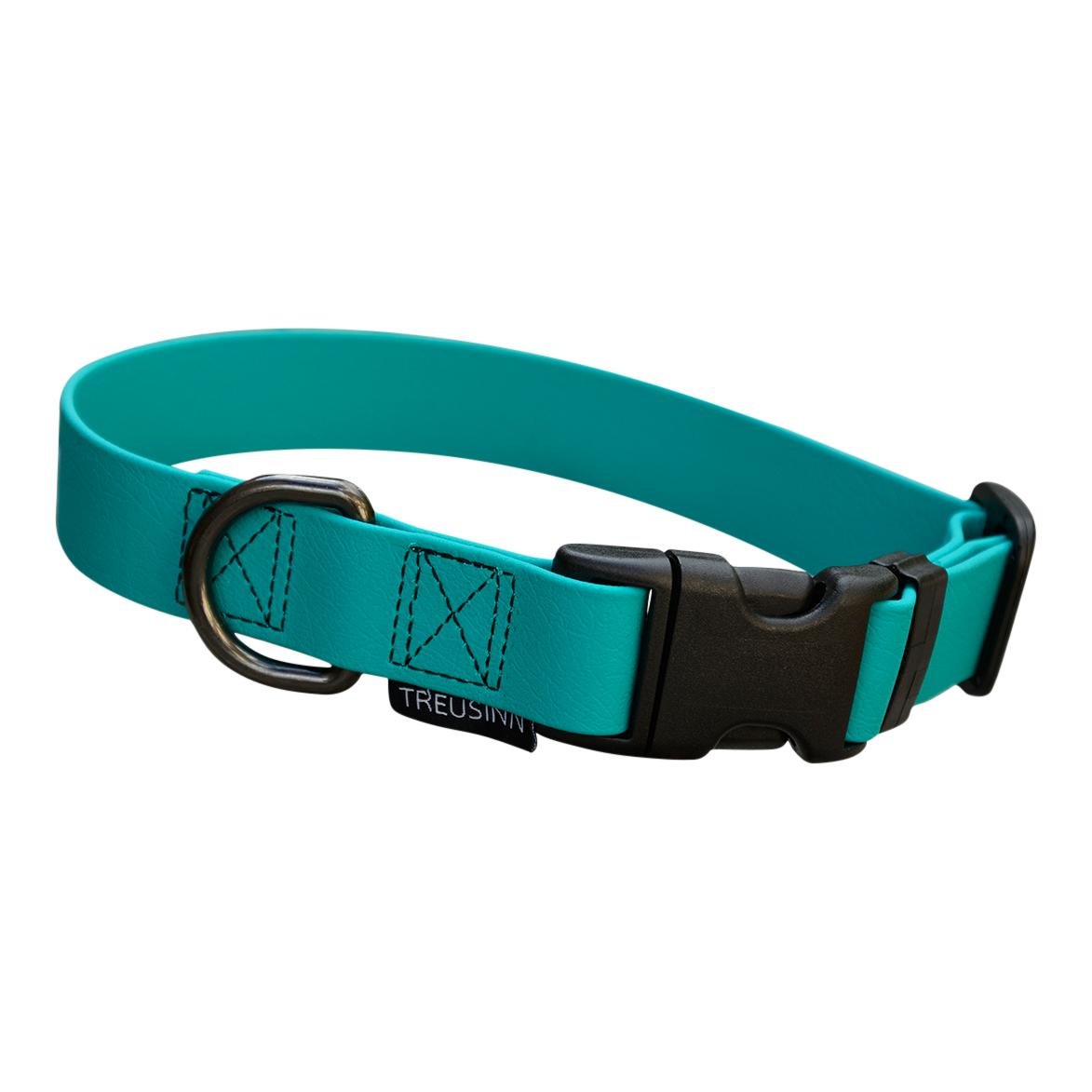 Collier pour chien Biothane STAY - pétrole