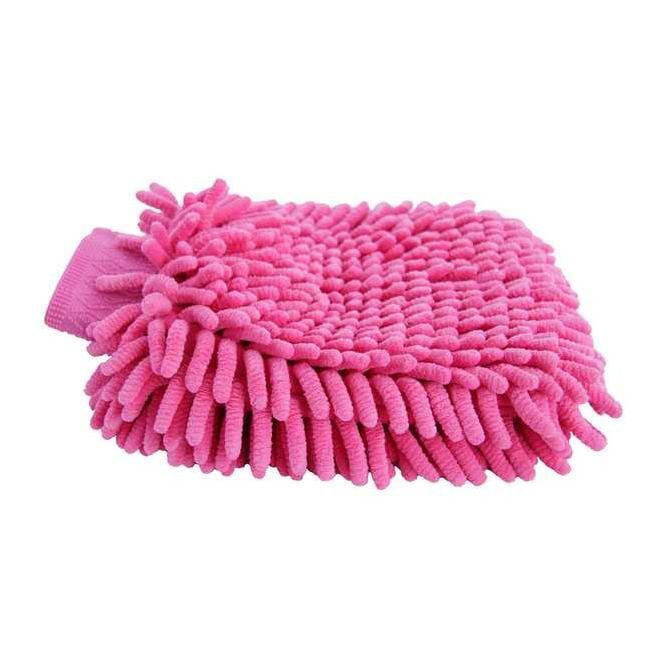 Putzhandschuh Mikrofaser - azurblau