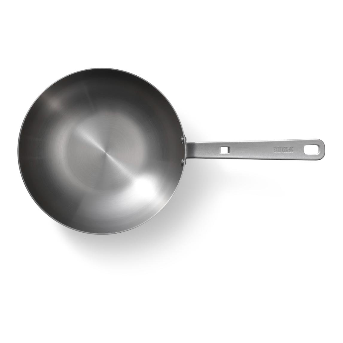 Wok Edelstahl 28 cm