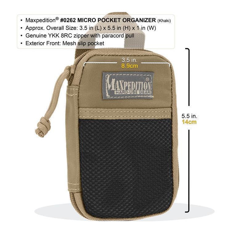 Micro Pocket Organizer - Schwarz