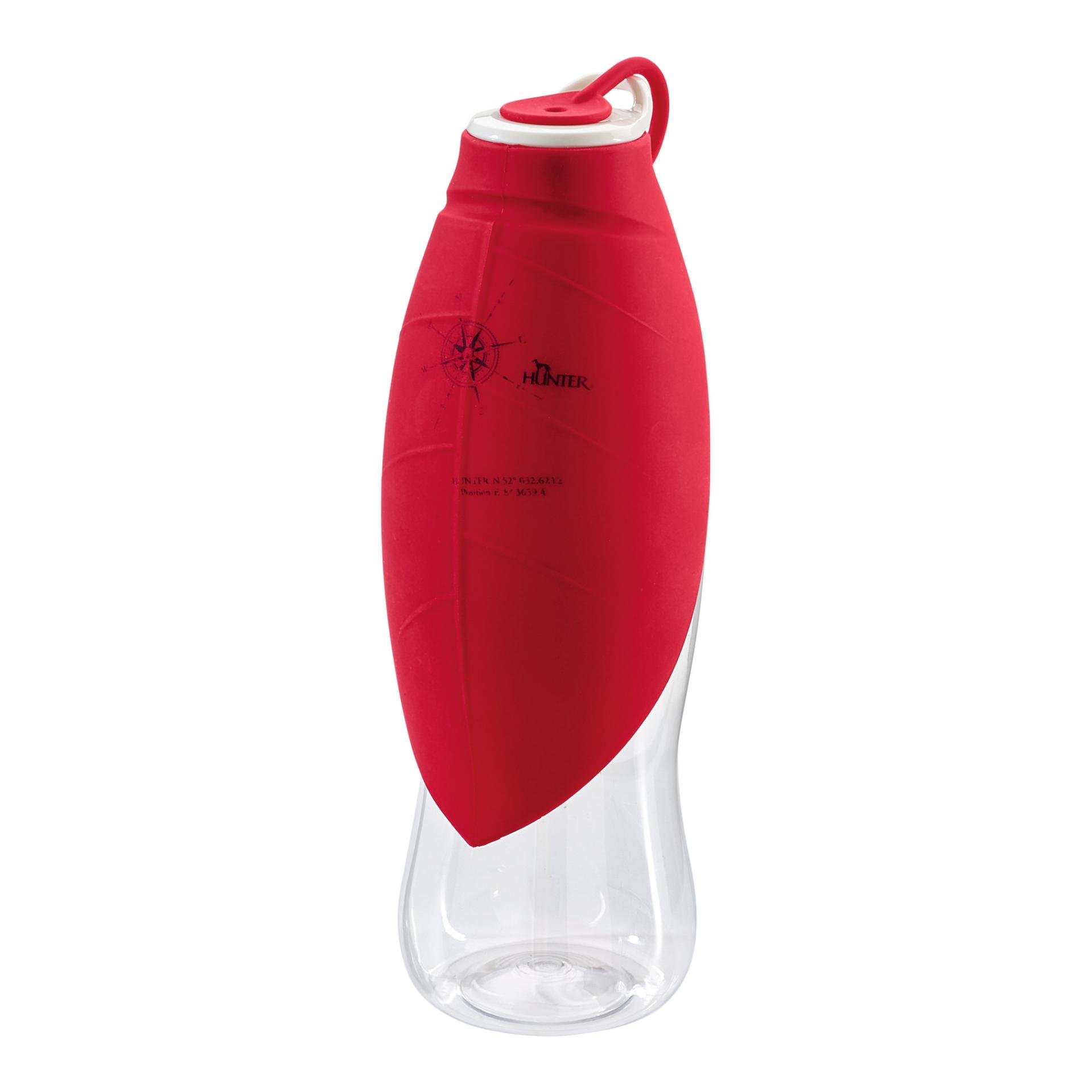 Outdoor Trinkflasche mit Silikonnapf List - rot