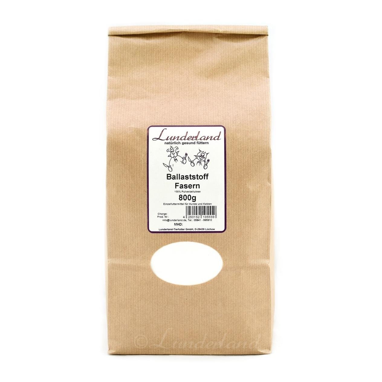 Ballaststofffasern - Einzelfuttermittel für Hunde und Katzen
