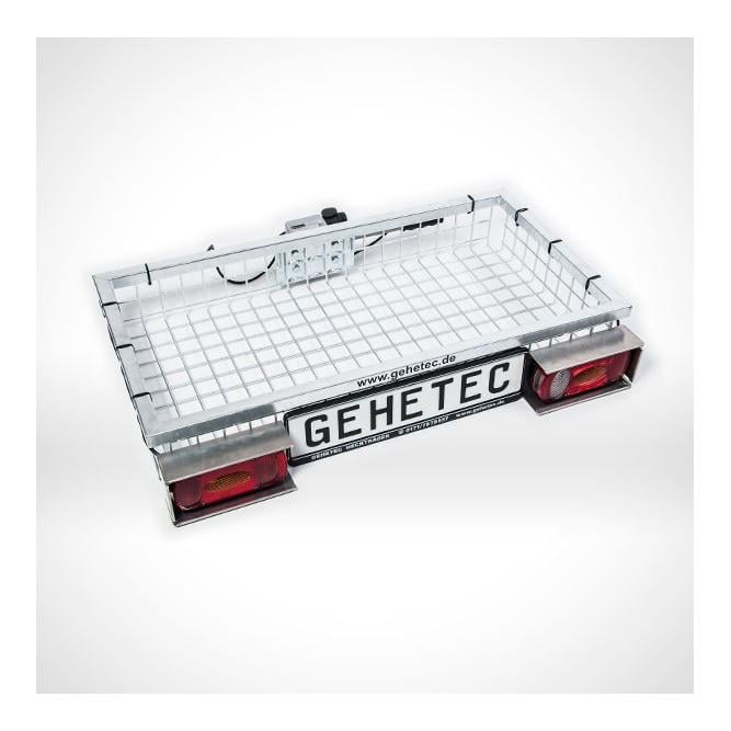 Image of Gehetec Beleuchtungsnachrüstsatz 13 polig mit Schlagschutzsatz und Kennzeichenhalter für Modelle Deep 210/165 - Silber - bei Hauptner.ch