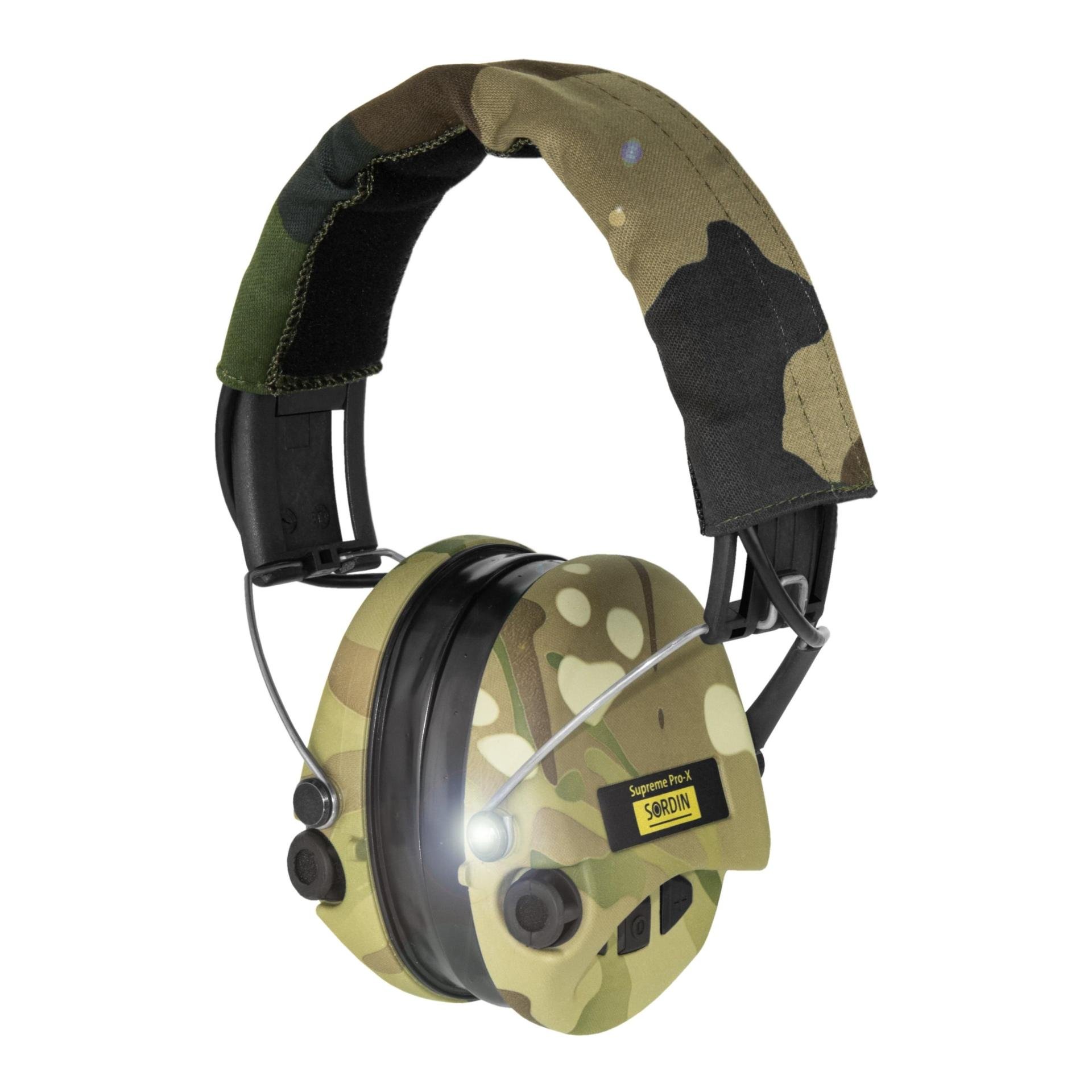 Supreme Pro X LED mit Camo-Band und Gelkissen - Camo Cups
