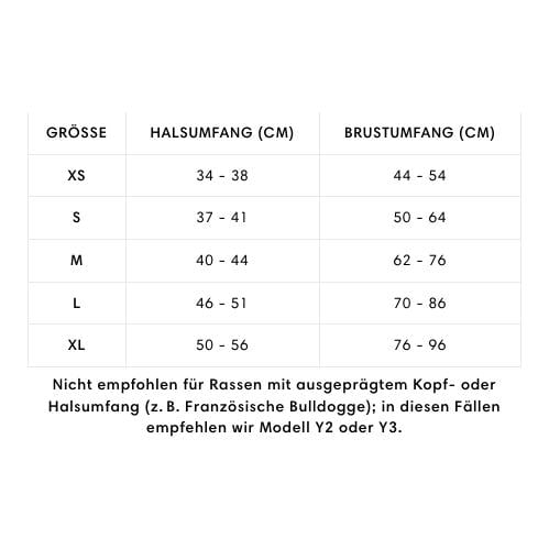 Y-1 harnais pour chien