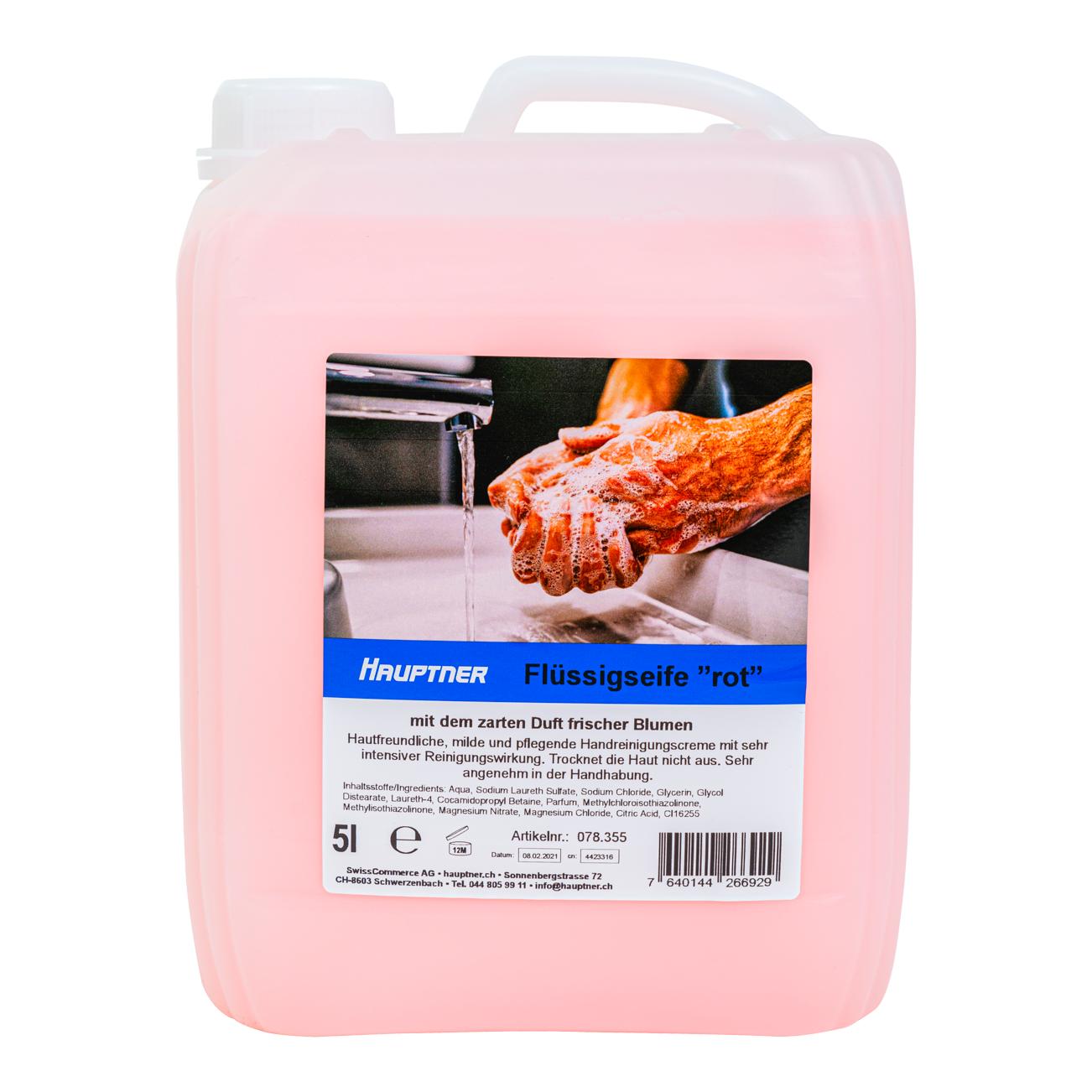 Flüssigseife Rot