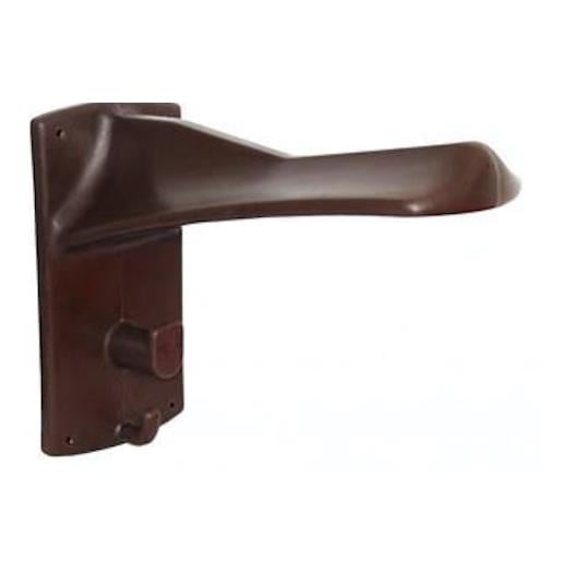 Sattelhalter aus Polyethylen - braun