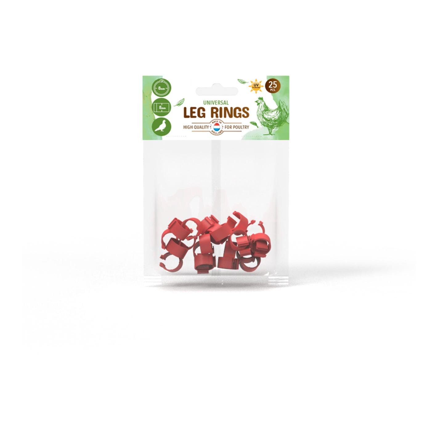 Anneaux de pied de poulet 25 pcs