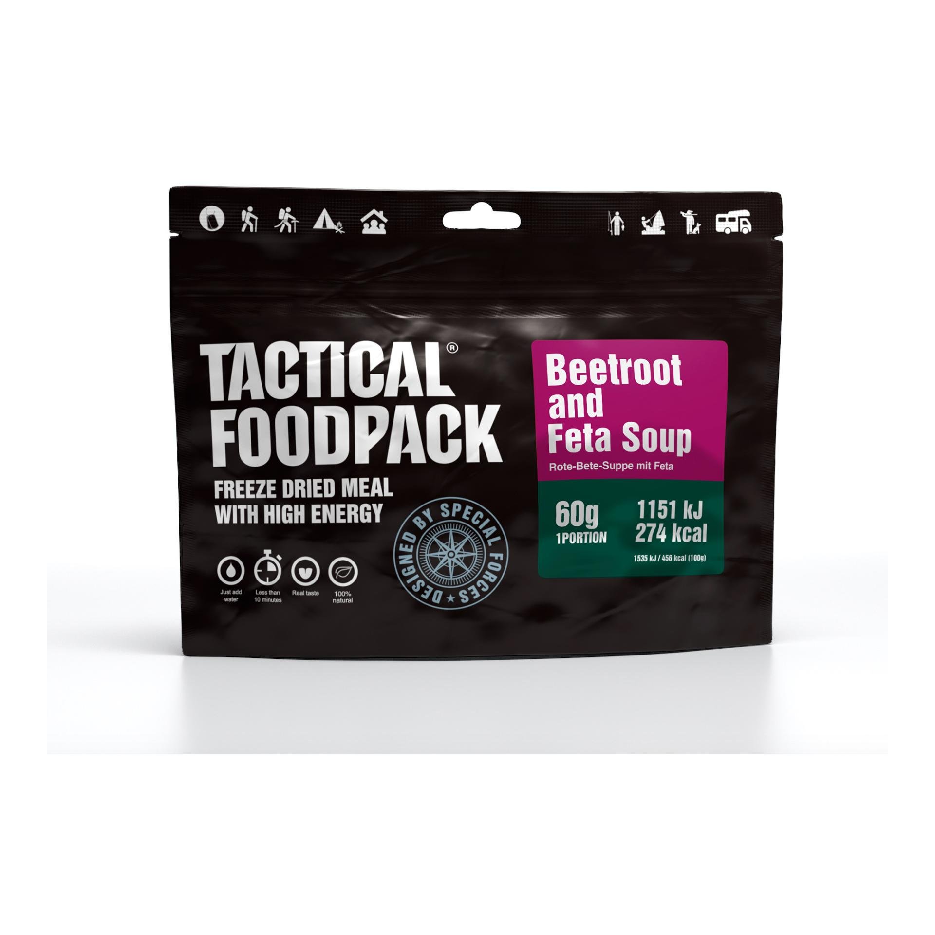 Image of Tactical Foodpack Beetroot and Feta Soup - Schwarz - bei Hauptner.ch