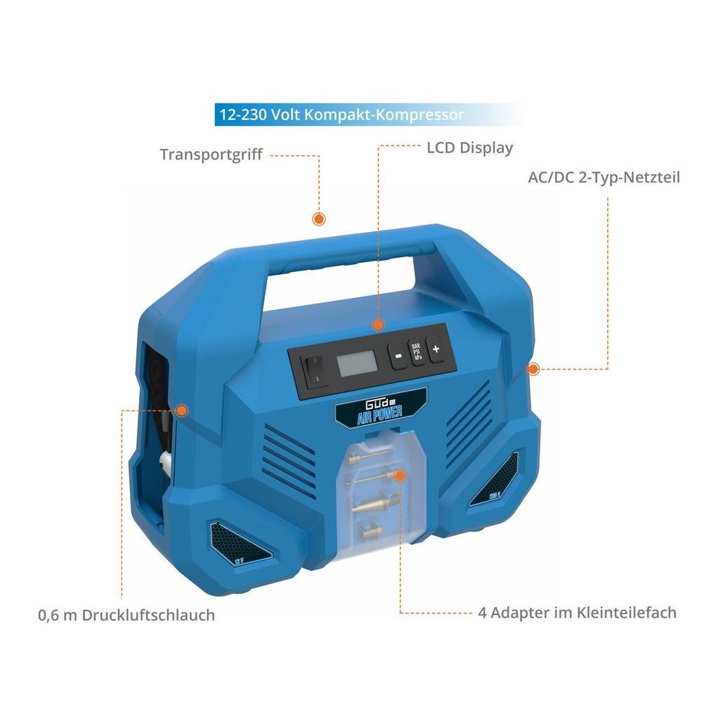 Compresseur Airpower Dual Drive 12/230V/5-pièces