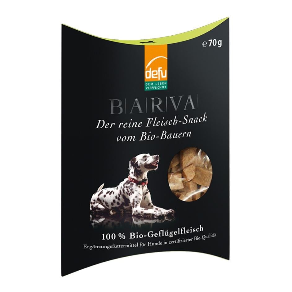 Image of defu Bio Dog Snack Barva Geflügel 70g bei Hauptner.ch