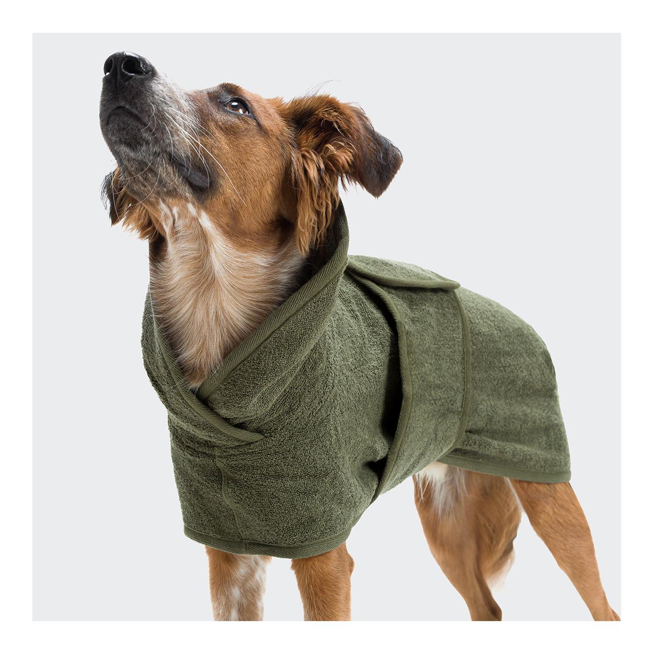 Hundebademantel & Handtuch Set Föhr