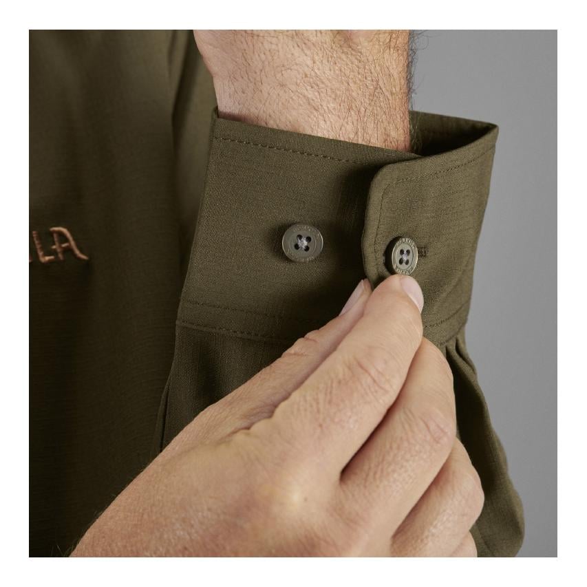 Chemise Trail - vert saule