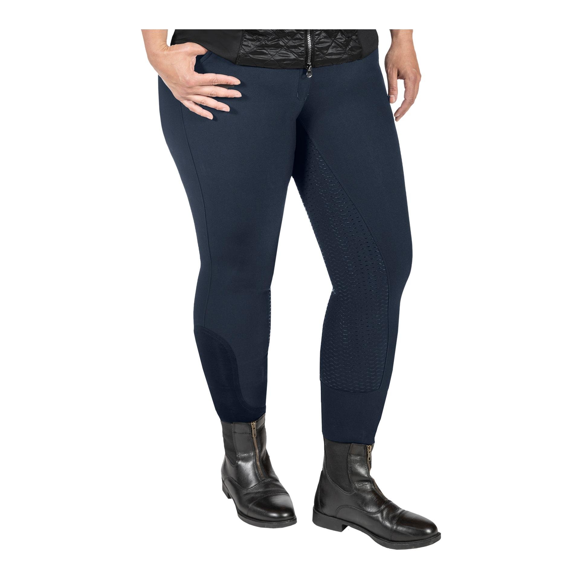 Elly Silikon Reithose - nachtblau