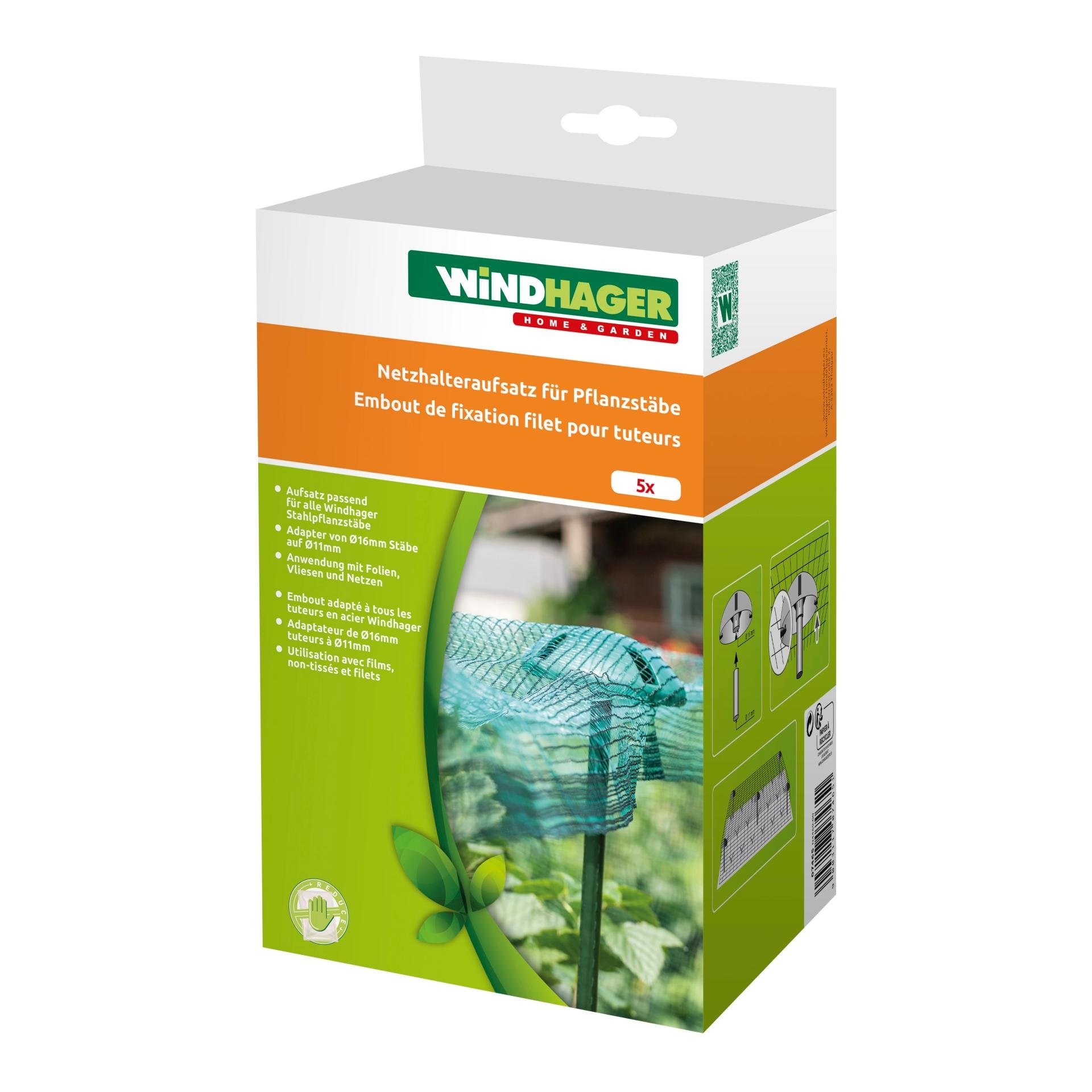 Support en filet pour piquets à planter