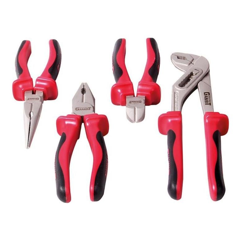 Image of Technolit Zangensatz 4teilig - Rot/Schwarz - bei Hauptner.ch