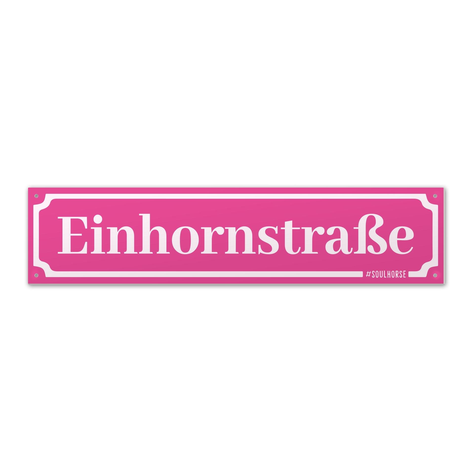 Boxenschild “Einhornstrasse”
