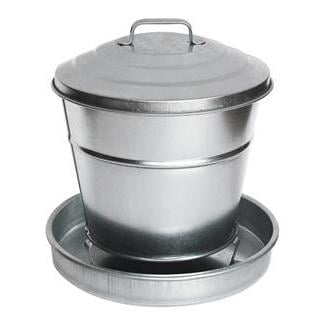 Futterautomat aus verzinktem Stahl 6 L - Stahl