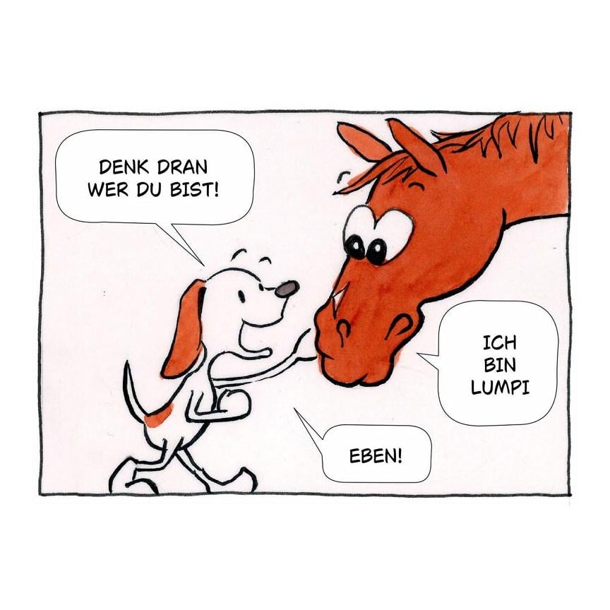 Comicbuch Hardcover 64 Seiten: Ich bin Lumpi