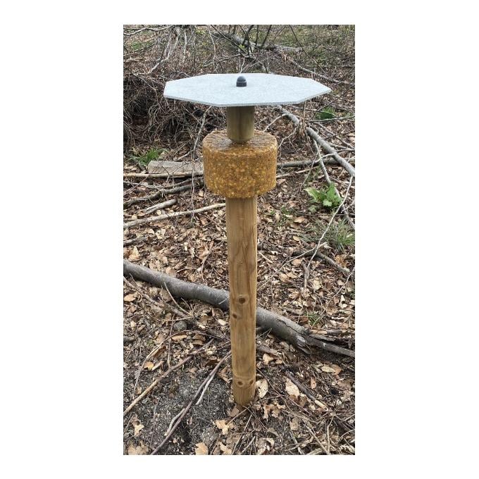 Befestigungsset Pfahlanbringung für Lecksteine (mit Pfahl)