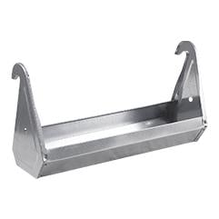 Trog aus verzinktem Blech zum Aufhängen 