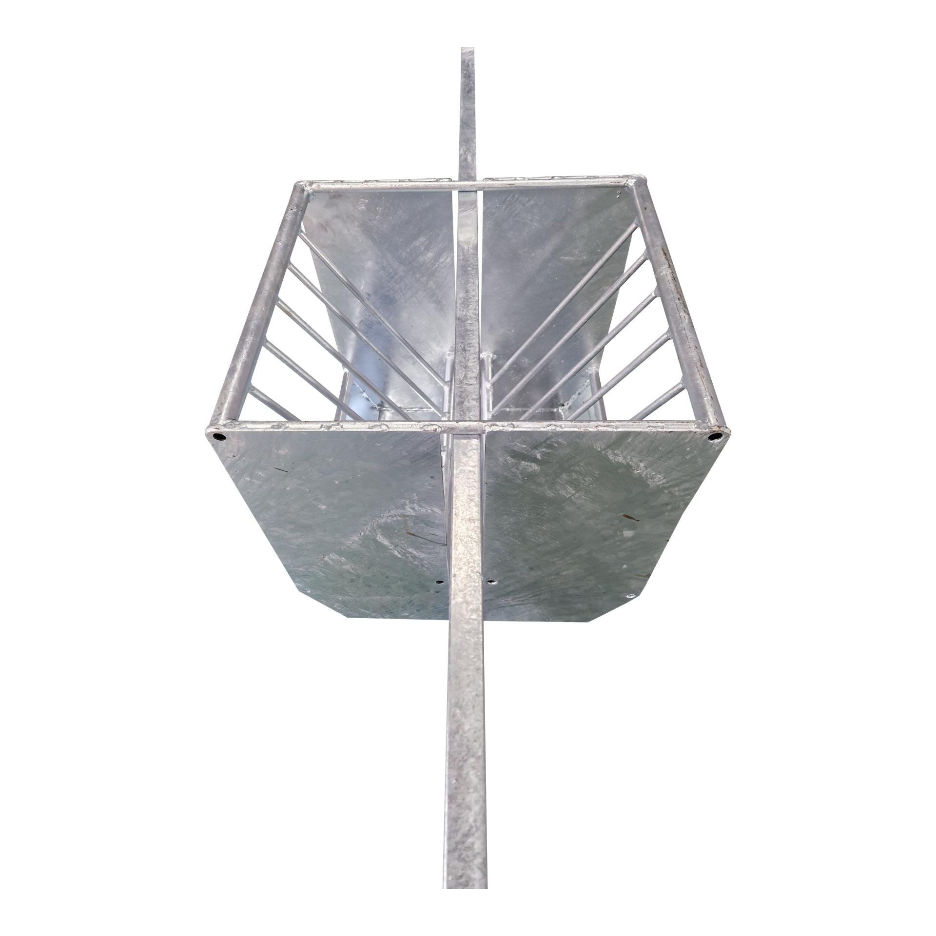 Futterkorb mit Doppeltrog 