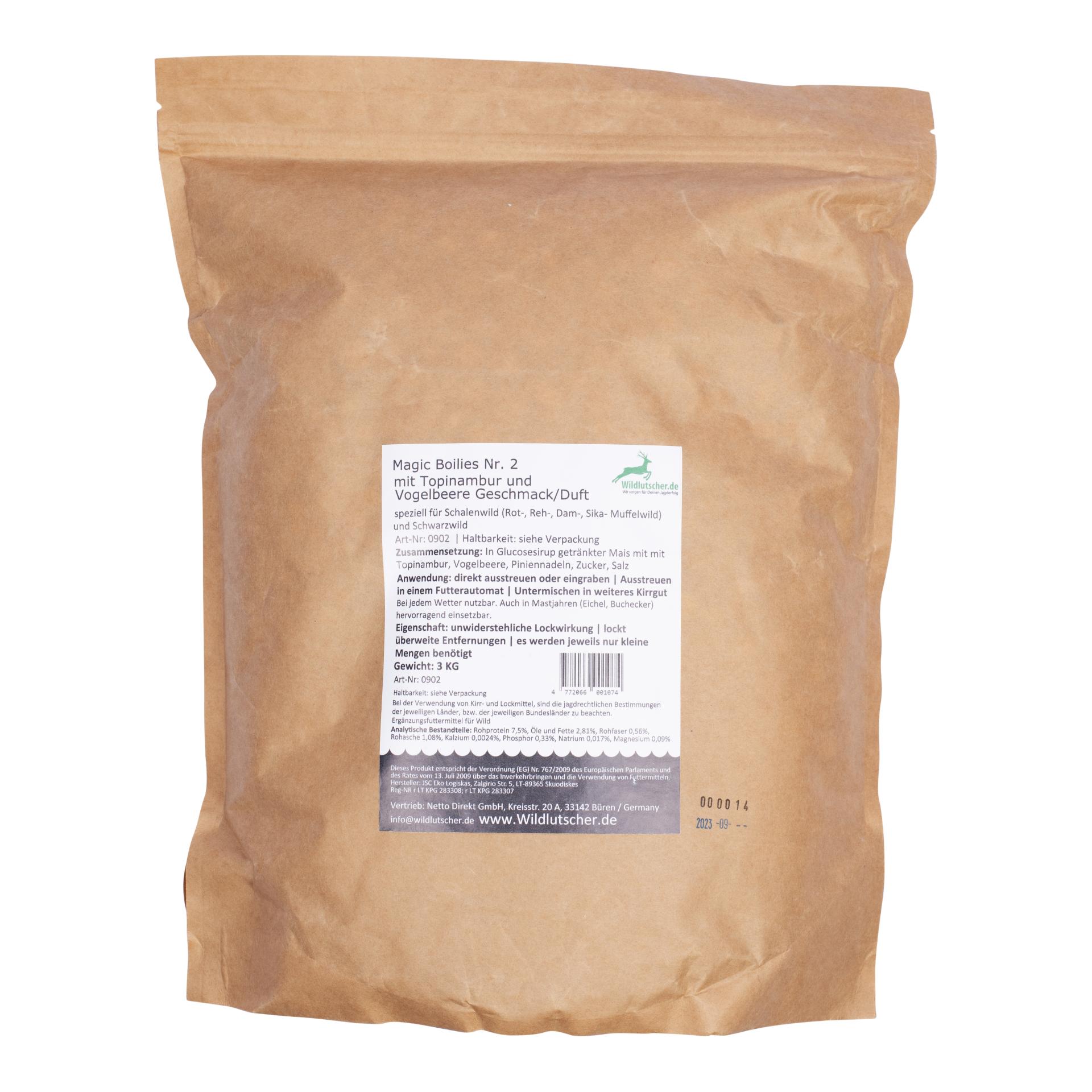 Magic Boilies Nr. 2 Topinambur/Vogelbeere